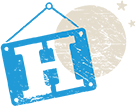 Moon with Hotel tag